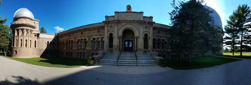 Yerkes Observatory located Williams Bay, United States of America front side