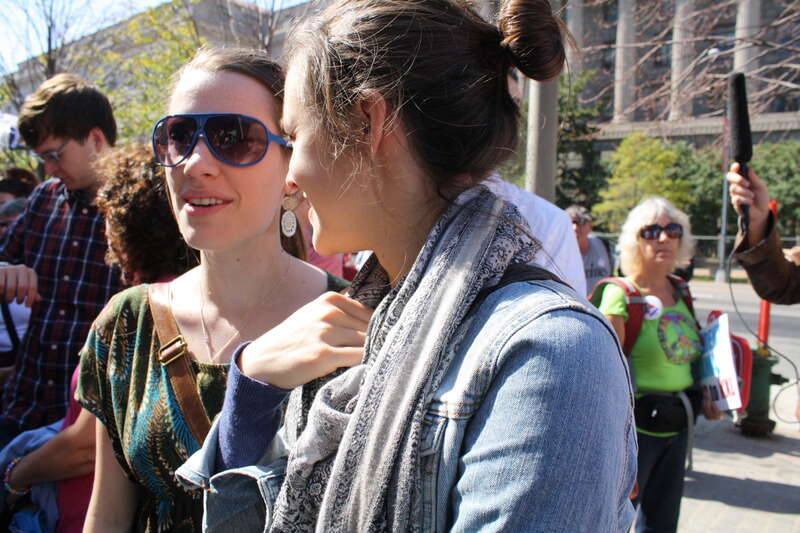 OCTOBER 2011 / DC Keystone XL Oil Pipeline Hearing Rally at the Ronald Reagan Building &amp;amp; International Trade Center on 14th Street between Pennsylvania Avenue and Constitution Avenue in NW Washington DC on Friday afternoon, 7 October 2011 by