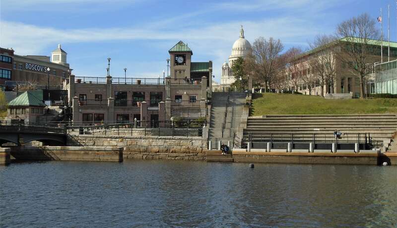 Waterplace Park in Providence, Rhode Island.