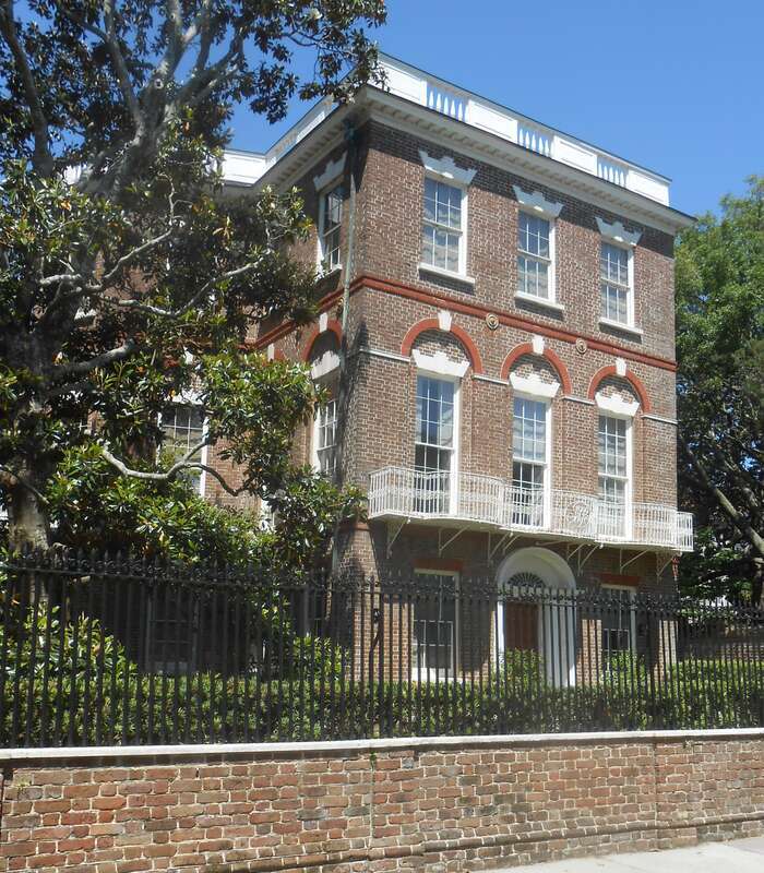 Nathaniel Russell House, 51 Meeting Street, Charleston, South Carolina - southeast corner