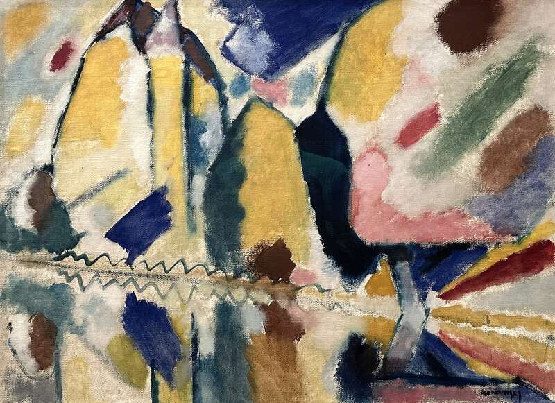 Autumn II by Wassily Kandinsky, on display in The Phillips Collection