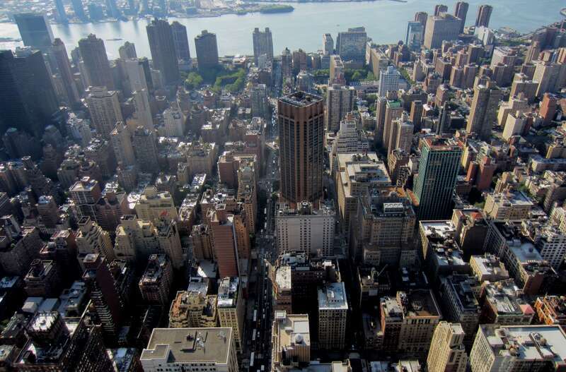 Blick auf East Midtown und East River