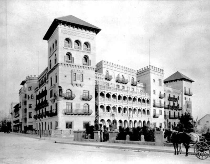 Local call number: N039503Title: Cordova Hotel: St. Augustine, FloridaDate: ca. 1895Photographer: http://www.floridamemory.com/solr-search/results/?q=collection:%22Florida Photographic Collection&quot; AND photographer:&quot;Havens, O.