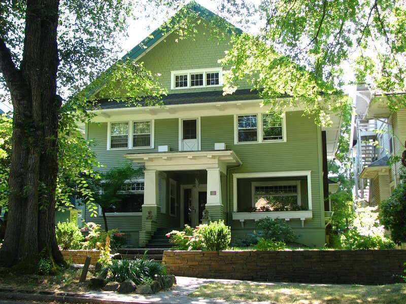 The historic David L. and Florence Rich Residence, located at 1636 Southeast Elliott Avenue in Portland, Oregon, United States, is listed as a contributing resource within the Ladd's Addition Historic District.