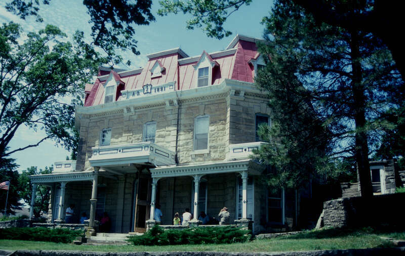 THIS RANCH WAS BUILT IN 1881 BY STEPHEN JONES BUT WAS SOLD IN 1888.  HE USED IT 	FOR CATTLE GRAZING BECAUSE THE TALLGRASS 	PROVIDES EXCELLENT FOOD FOR CATTLE AND IS STILL BEING SO USED TODAY.  IT IS PART OF THE TALLGRASS NATIONAL PRESERVE  - A UNIT