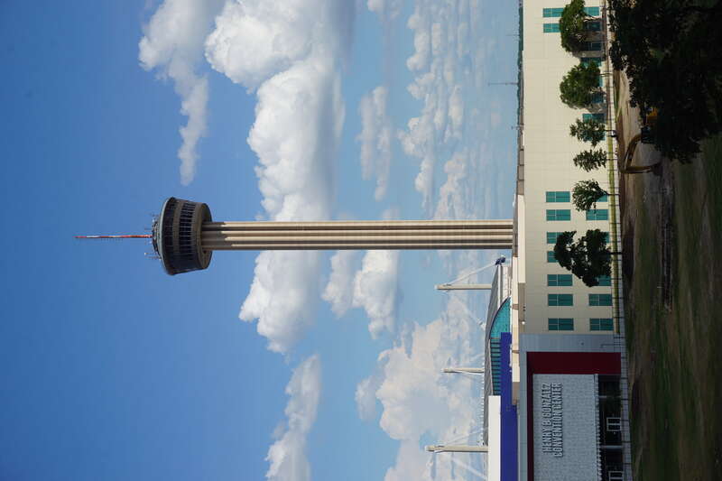 The Tower of the Americas in San Antonio, Texas (United States).