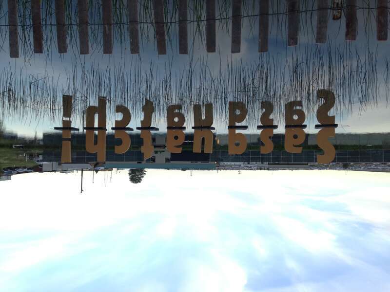 Sasquatch festival sign from 2013, The Gorge, Washington.