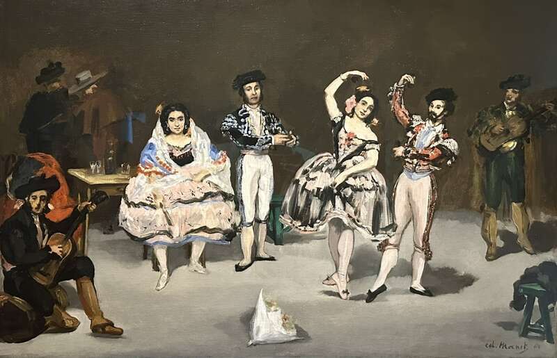 Spanish Ballet by Édouard Manet, on display in The Phillips Collection