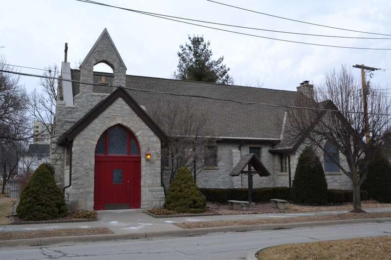 St. Luke's Episcopal Church in Excelsior Springs, Missouri.
 Part of The Elms Historic District
