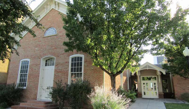 LDS meetinghouse in Salt Lake City, Utah.