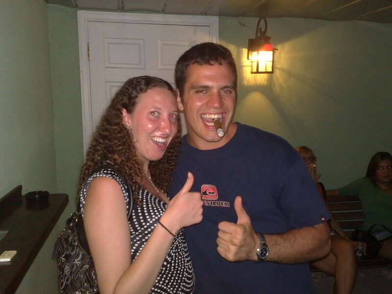 Tripp and Krystal Being goofy