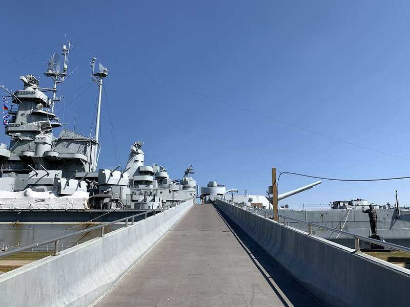 USS Alabama (BB-60) at Battleship Memorial Park in Mobile, Alabama