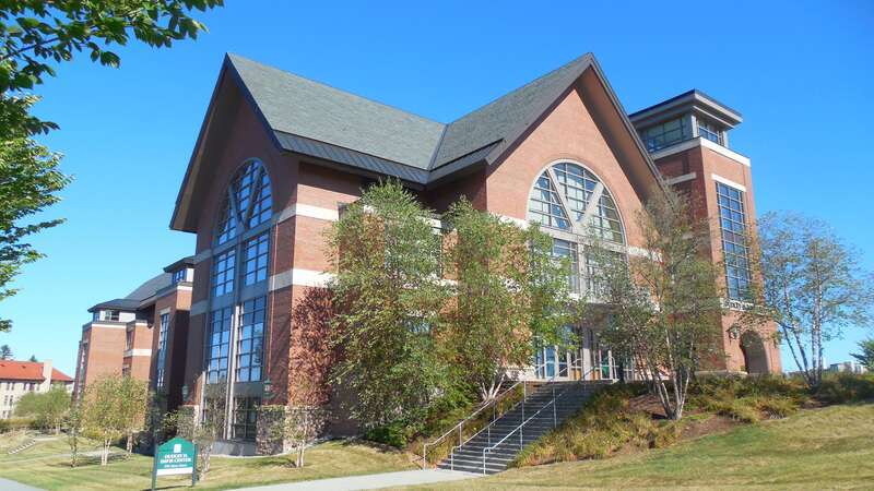 Dudley H. Davis Center at the University of Vermont (AM view looking northwest), 2016