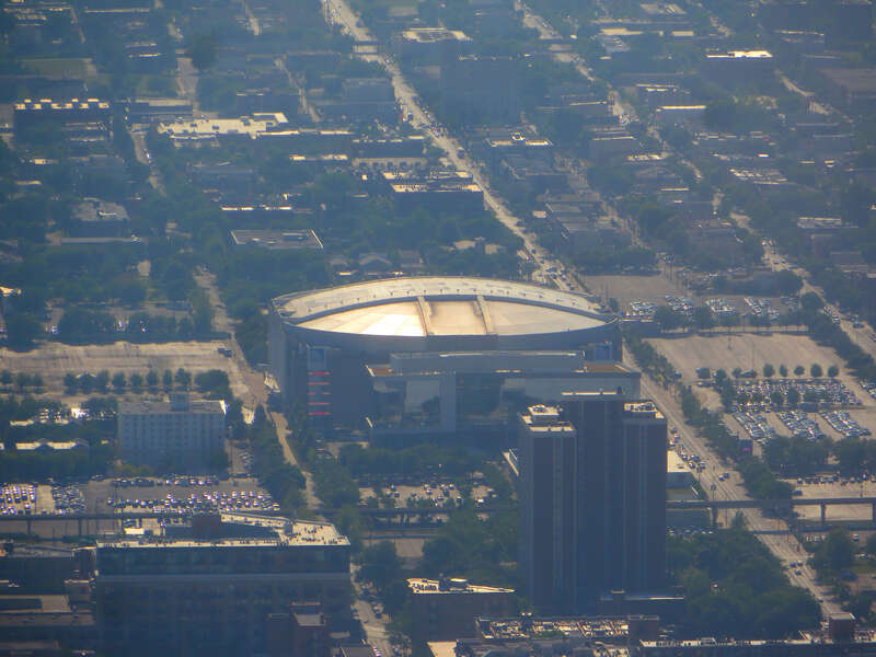 United Center (The UC, The Madhouse on Madison, The House that Jordan Built) is an indoor arena on the Near West Side of Chicago, Illinois, United States. It is home to the Chicago Bulls of the National Basketball Association (NBA) and the Chicago