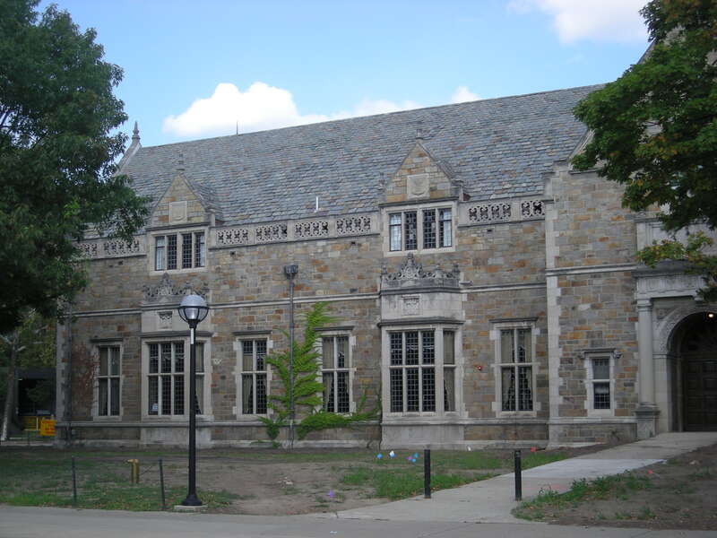 The Lawyers Club on the central campus of the University of Michigan in Ann Arbor, Michigan (United States).