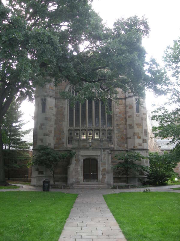 The Law Quadrangle on the central campus of the University of Michigan in Ann Arbor, Michigan (United States).