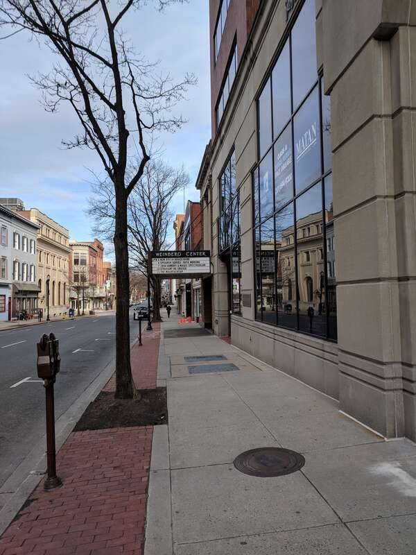 Weinberg Center for the Arts in downtown Frederick, Maryland.