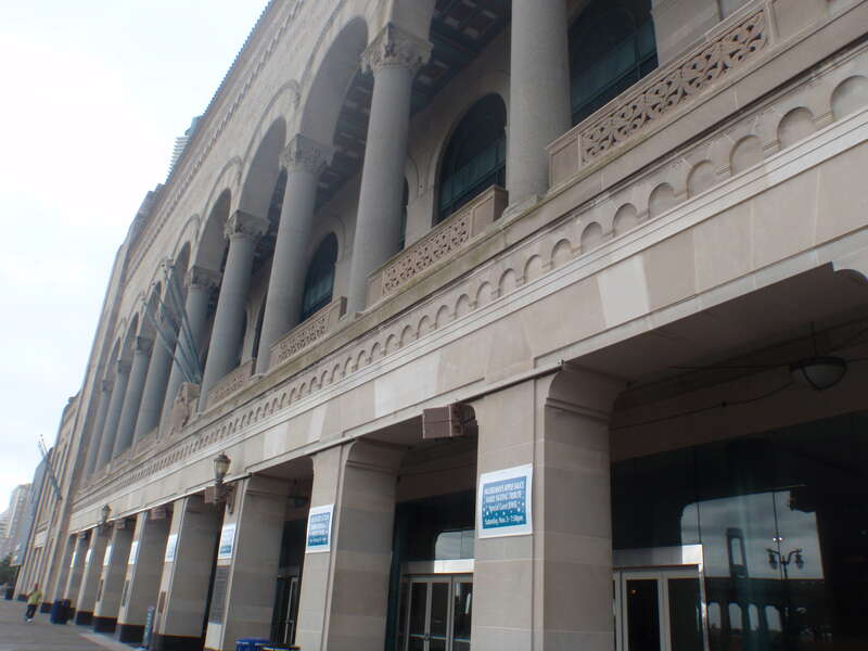Atlantic City Convention Hall, Georgia and Mississippi Aves. and the Boardwalk Atlantic City.
Seen 10 days before Atlantic City was hit by Hurricane Sandy.