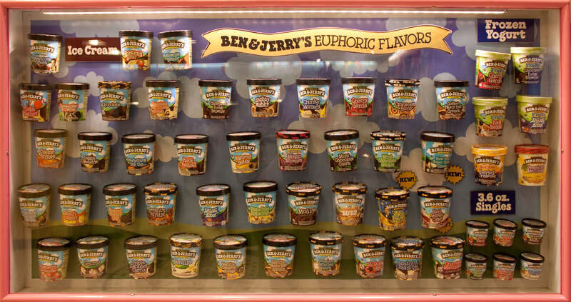 Ben and Jerrys Flavours