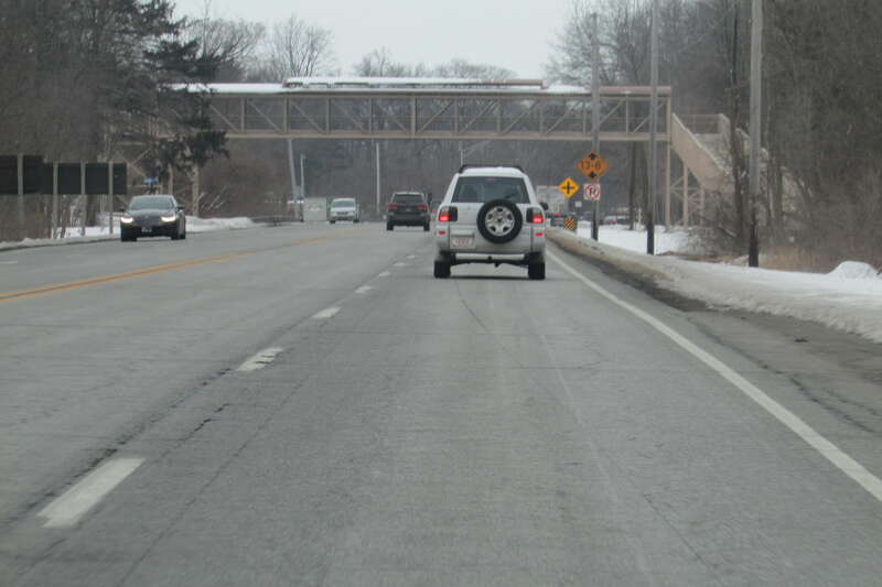 Porter Brickyard Trail over U.S. 20 in Porter, Indiana.