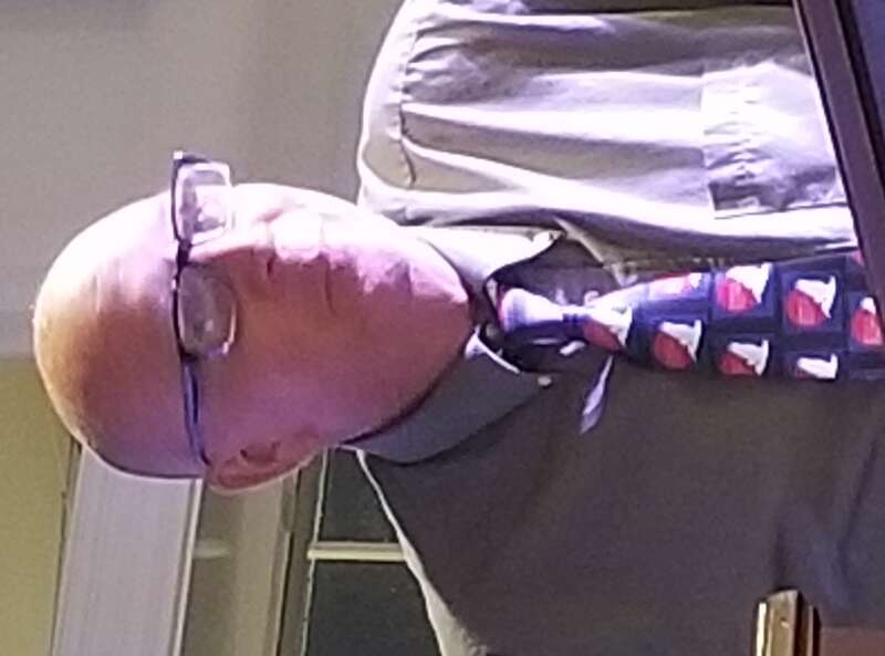 Photo of Brian Carroll and Joe Schriner at the 2019 ASP Midwestern Regional Meeting at the Carlisle Inn of Walnut Creek