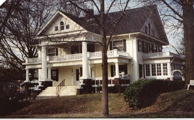 The Thomas Osment home on Walnut Street, Harrisburg, Illinois.