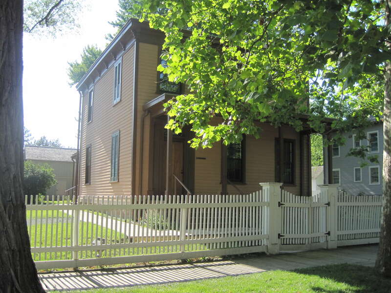 The DuBois House at the Lincoln Home National Historic Site (1859). Jesse K. DuBois was the Illinois State Auditor, and one of Lincoln's allies. DeBois named one of his sons after Lincoln.
