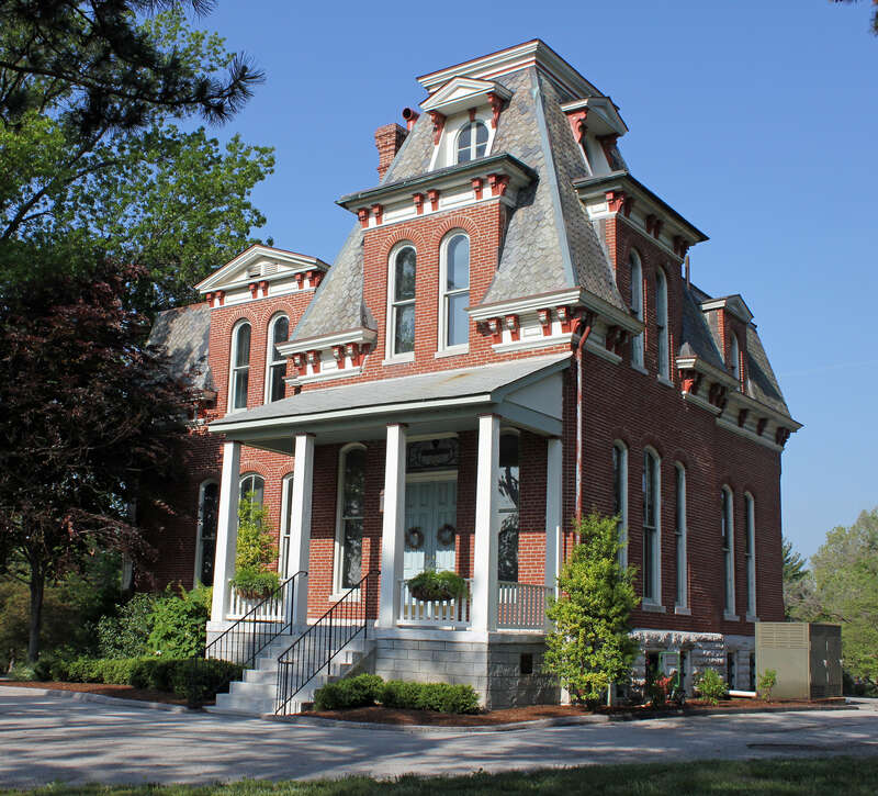 The Forest Park Headquarters Building, located at 115 Union in Saint Louis, Missouri. The building is listed on the National Register of Historic Places.