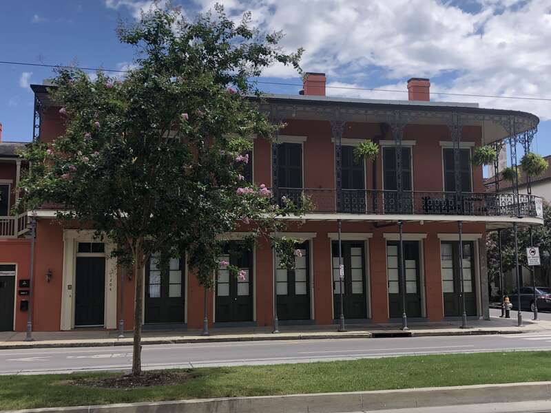 House in the historic French Quarter of New Orleans, Louisiana.