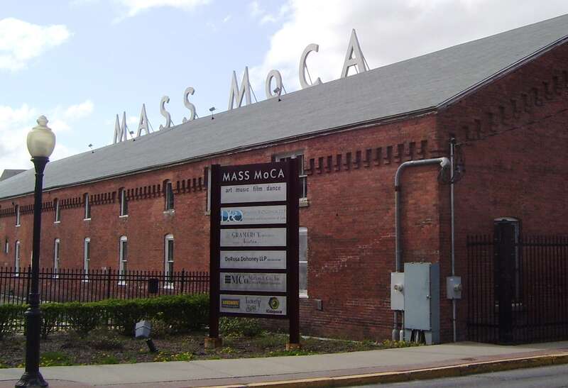 MASS MoCA, from Marshall Street in North Adams, Massachusetts.