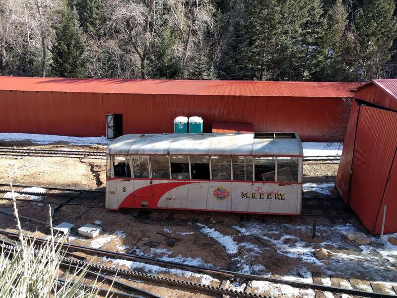 Manitou and Pike's Peak Railway car #8 Feb 12, 2019