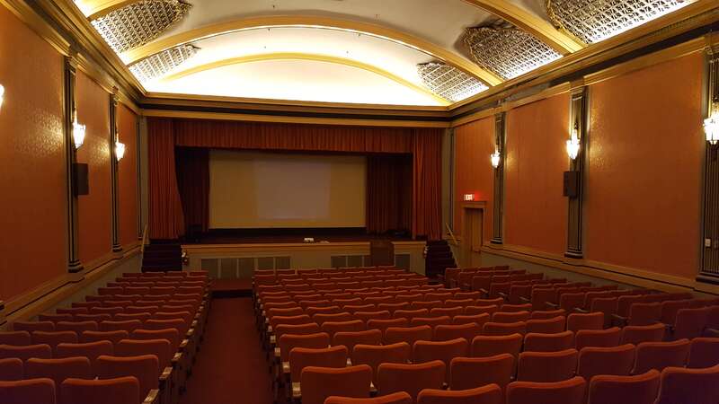 This theater was built in 1929 and looks almost exactly as the original.