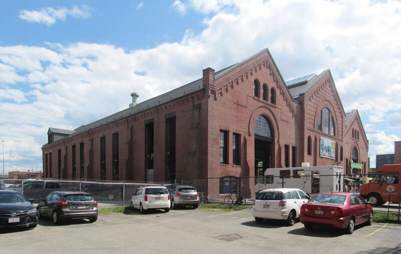 West End Street Railway's Central Power Station - now just a shell used as parking space and for events - in August 2016