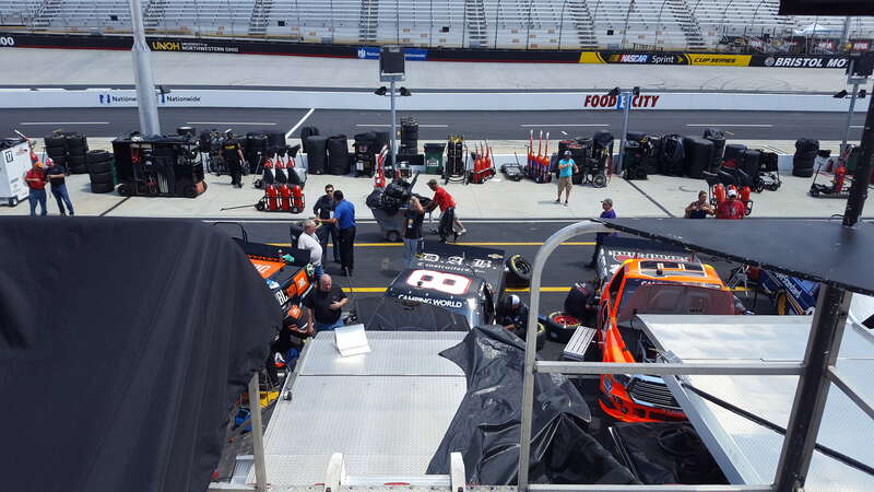 On top of the John Hunter Nemechek hauler