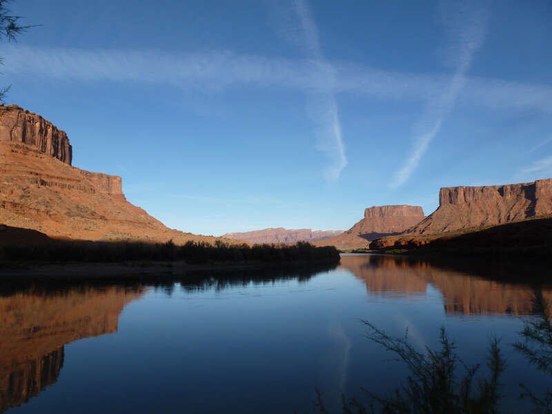 View from our lodge…restaurant. Looking over the Colorado River. Rio Grande was filmed here.