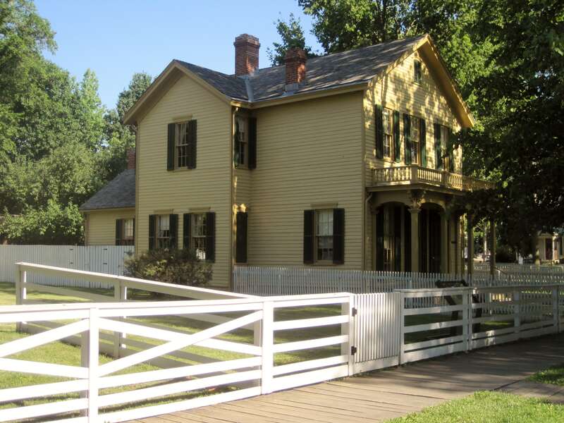 The Robinson House at the Lincoln Home National Historic Site (1866). Henson Robinson was a businessman and civic leader.