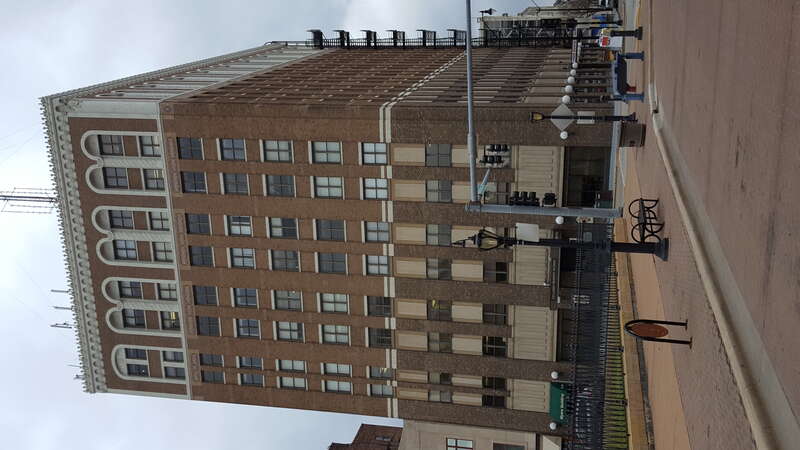 Photo featuring a building of the Springfield, Illinois skyline: namely the Myers Building.