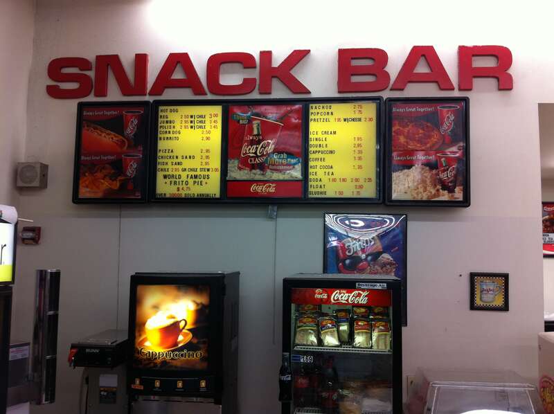 Snack Bar at the Five &amp;amp; Dime General Store, 58 East San Francisco Street, Santa Fe, New Mexico.
