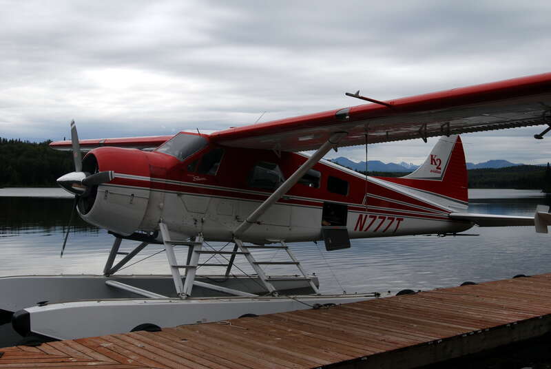 The plane getting ready to fly us into Denali
