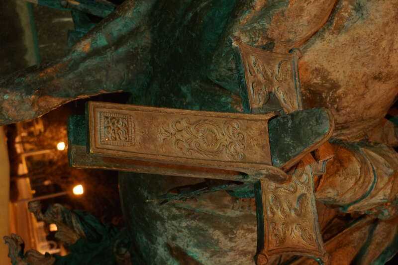 2013, Stirrup Detail Don Francisco Cuervo y Valdes Statue