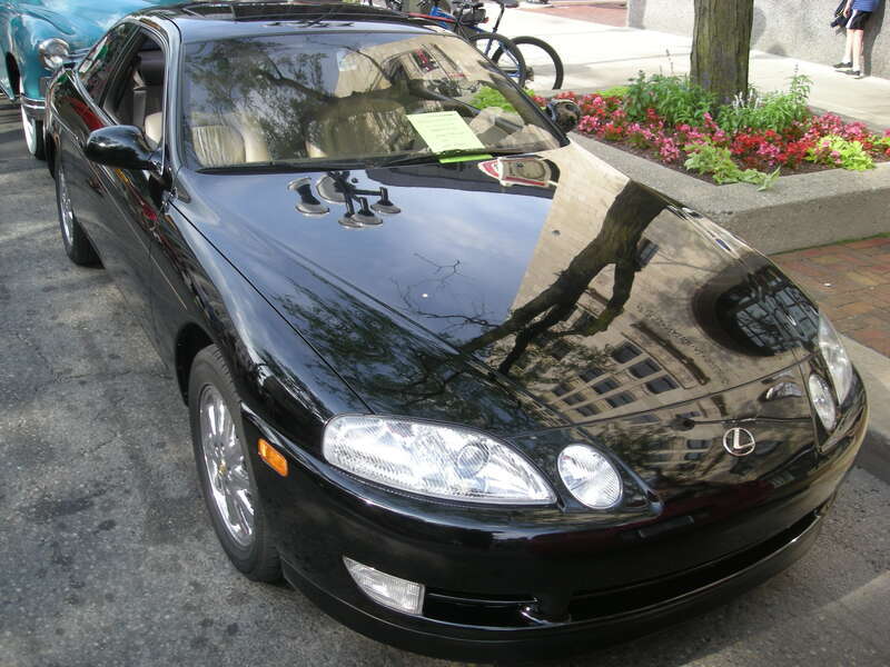 A 1994 Lexus SC400 at the 2014 Rolling Sculpture Car Show in Ann Arbor, Michigan (United States).
