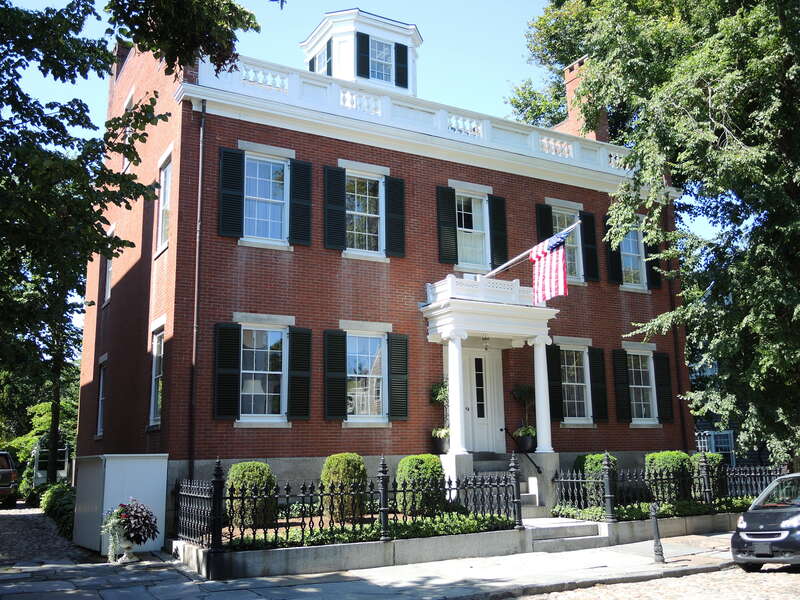 One of the &quot;Three Bricks&quot; on Main Street in en:Nantucket