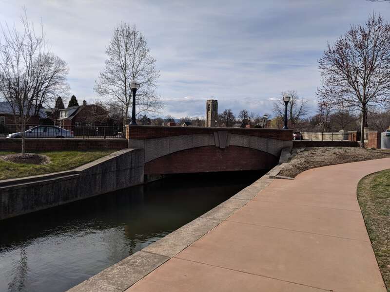 Baker Park in downtown Frederick, Maryland.