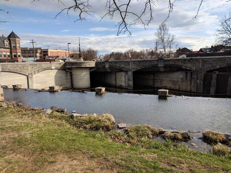 Baker Park in downtown Frederick, Maryland.