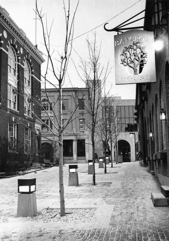 Derby Square
Salem, Massachusetts
Photograph by Peter Zaharis
c. 1997
SNHP-195
Citation: The Salem News Historic Photograph Collection,

Salem State University Archives and Special Collections, Salem, Massachusetts