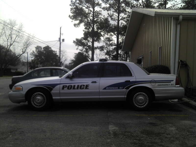 A Bowman, South Carolina Police Cruiser