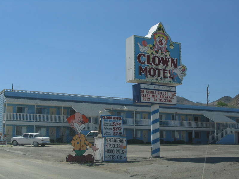 Clown Motel, Tonopah, Nevada--Kinda Creepy