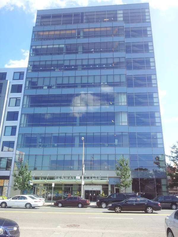 Fenway Health Ansin Building at 1340 Boylston St., Boston, MA.  Full building.