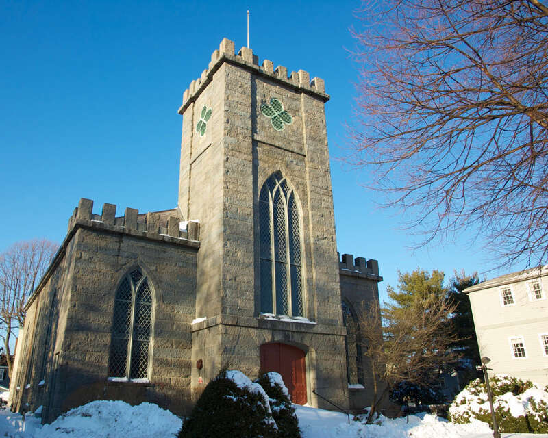 First Church in Salem, a Unitarian church founded in 1629, one of the oldest in North America. (The actual building depicted was built in 1836).