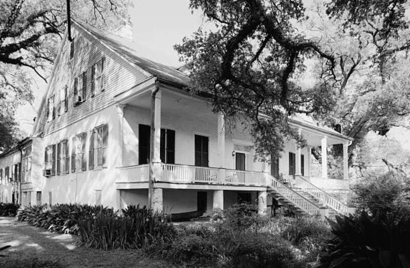 Magnolia Plantation, Louisiana Route 119, Derry, Natchitoches Parish, Louisiana. (cropped)